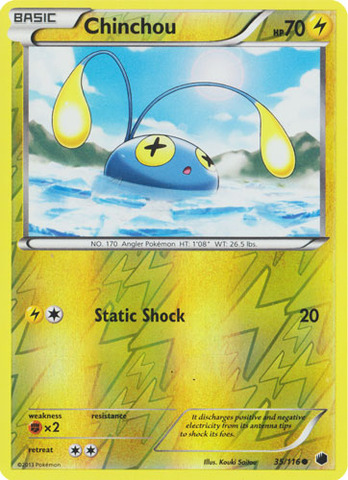 Chinchou - 35/116 - Common - Reverse Holo