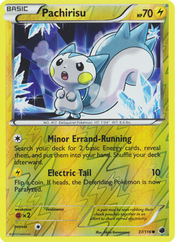 Pachirisu - 37/116 - Common - Reverse Holo