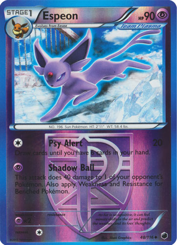 Espeon - 48/116 - Uncommon - Reverse Holo