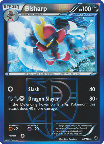 Bisharp - 73/116 - Rare - Reverse Holo