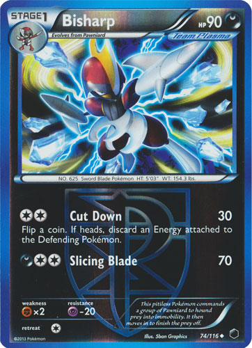 Bisharp - 74/116 - Uncommon - Reverse Holo