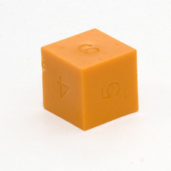 GameScience Precision Pumpkin Orange d6, no ink