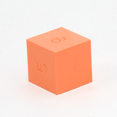 GameScience Precision Tangerine d6, no ink