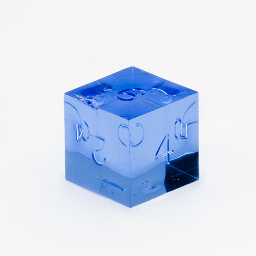 GameScience Precision Sapphire d6, no ink