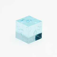 GameScience Precision Aquamarine d6 Die, no ink