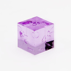 GameScience Precision Amethyst d6, no ink