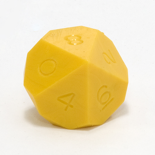 GameScience Precision Saffron d10, no ink