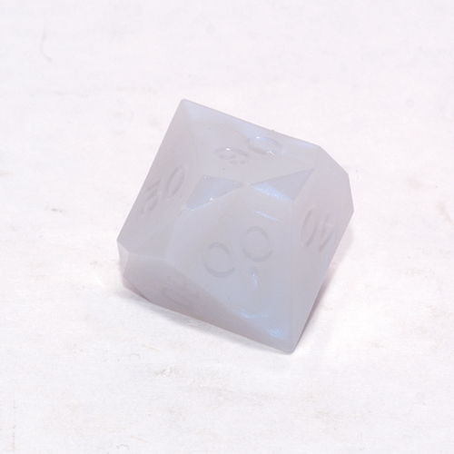 Gamescience Blue Opal Precision Tens d10 no ink