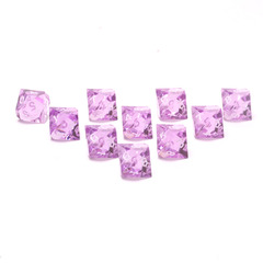 Precision GameScience Amethyst d10, 10 piece set, inked