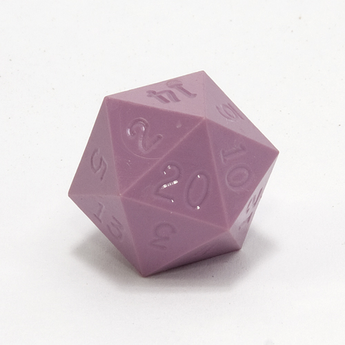 GameScience Precision Wisteria Purple d20, no ink