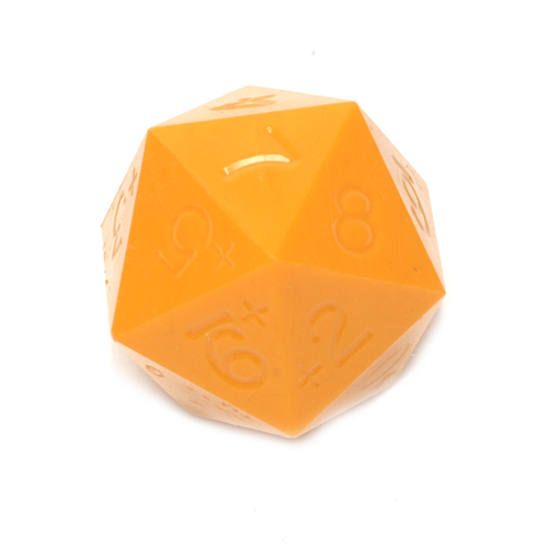 GameScience Precision Pumpkin Orange d20+, no ink