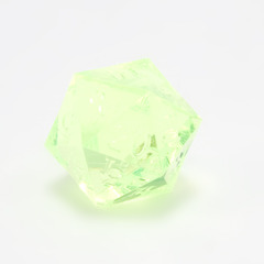 GameScience Precision Peridot d20, no ink