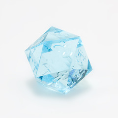 GameScience Precision Aquamarine d20, no ink