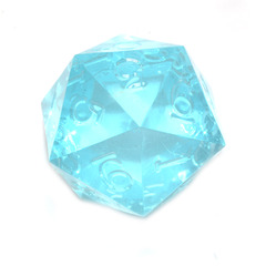 GameScience Precision Aquamarine d20+, no ink