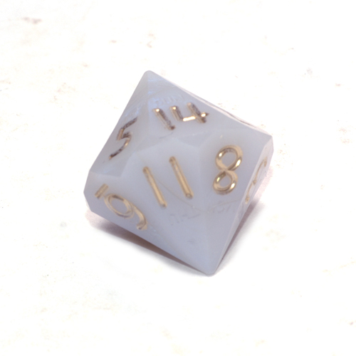Gamescience Blue Opal  Precision d14 Gold ink