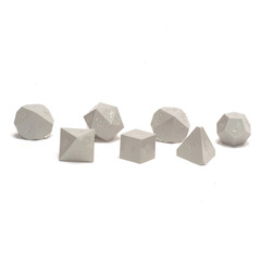 GameScience Slate Gray Precision 7 Dice Set No ink