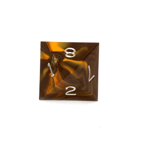 Tigers Eye Precision d8 inked