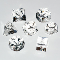 Diamond Precision 7 Piece Dice Set no ink