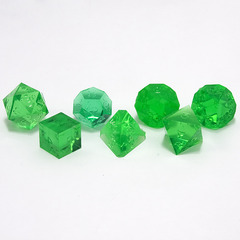 Emerald Precision 7 Piece Dice Set no ink