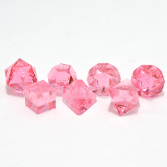 Rubellite Precision 7 Piece Dice Set no ink