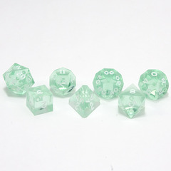 Mint Precision 7 Dice Set inked