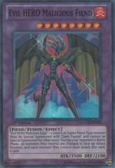 Evil HERO Malicious Fiend - LCGX-EN072 - Super Rare - Unlimited Edition