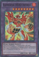 Elemental HERO Inferno - LCGX-EN076 - Super Rare - Unlimited Edition