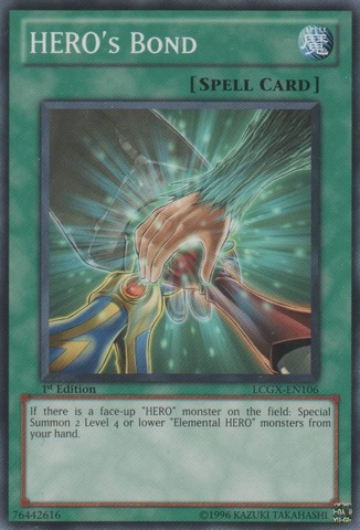HEROS Bond - LCGX-EN106 - Common - Unlimited Edition