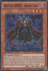 Destiny HERO - Doom Lord - LCGX-EN122 - Common - Unlimited Edition