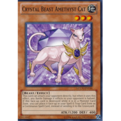 Crystal Beast Amethyst Cat - LCGX-EN156 - Common - Unlimited Edition