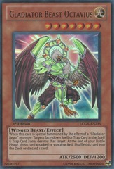 Gladiator Beast Octavius - LCGX-EN235 - Ultra Rare - Unlimited Edition