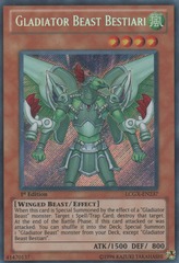 Gladiator Beast Bestiari - LCGX-EN237 - Secret Rare - Unlimited Edition