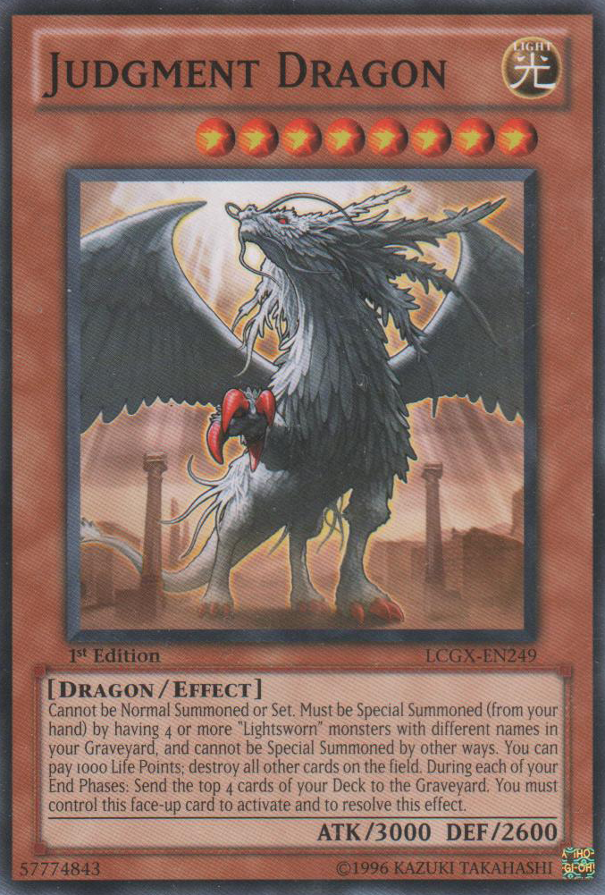 Judgment Dragon - LCGX-EN249 - Common - Unlimited Edition