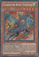 Gladiator Beast Equeste - LCGX-EN251 - Secret Rare - Unlimited Edition