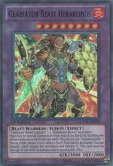 Gladiator Beast Heraklinos - LCGX-EN253 - Super Rare - Unlimited Edition