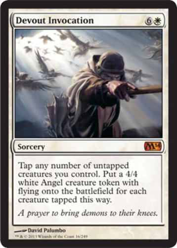 Devout Invocation 1x FOIL MTG M14 2014 Core Set Mythic MINT white Devout Invocation 1x FOIL MTG M14 2014 Core Set Mythic MINT white