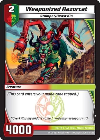 Weaponized Razorcat
