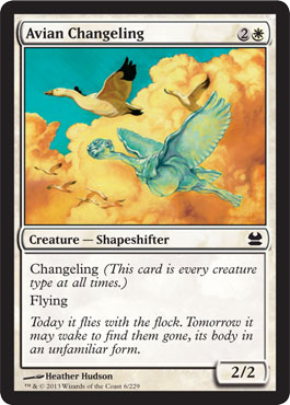 Avian Changeling - Foil