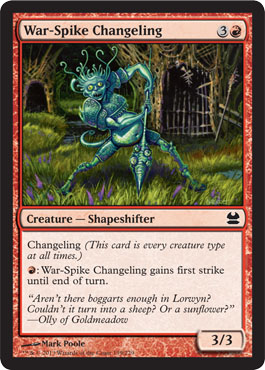 War-Spike Changeling - Foil