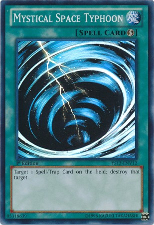 Mystical Space Typhoon - YS13-ENV12 - Super Rare - 1ere edition // Super Starter Power Up Pack - YS13