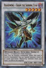 Blackwing - Gram the Shining Star - YF04-EN001 - Ultra Rare - Limited Edition