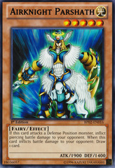 Airknight Parshath - BP02-EN016 - Rare - 1st Edition