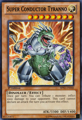 Super Conductor Tyranno - BP02-EN046 - Rare - 1st Edition