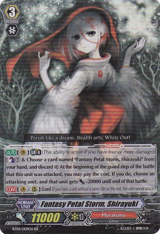 Fantasy Petal Storm, Shirayuki - BT09/009EN - RR Fantasy Petal Storm, Shirayuki - BT09/009EN - RR