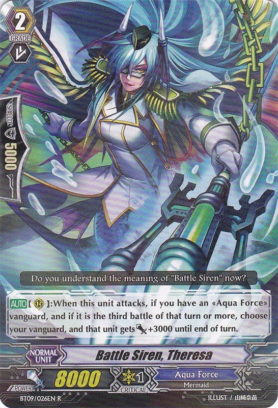 Battle Siren, Theresa - BT09/026EN - R Battle Siren, Theresa - BT09/026EN - R