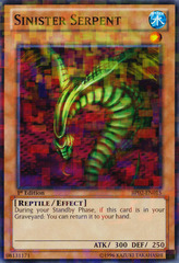 Sinister Serpent - BP02-EN015 - Mosaic Rare - 1st Edition