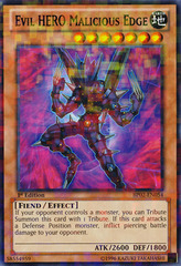 Evil HERO Malicious Edge - BP02-EN054 - Mosaic Rare - 1st Edition