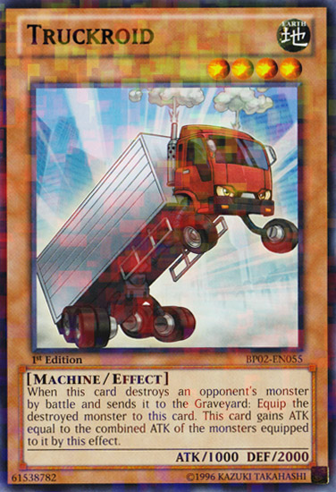 Truckroid - BP02-EN055 - Mosaic Rare - 1st Edition