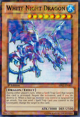 White Night Dragon - BP02-EN083 - Mosaic Rare - 1st Edition