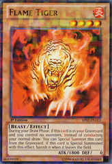 Flame Tiger - BP02-EN113 - Mosaic Rare - 1st Edition